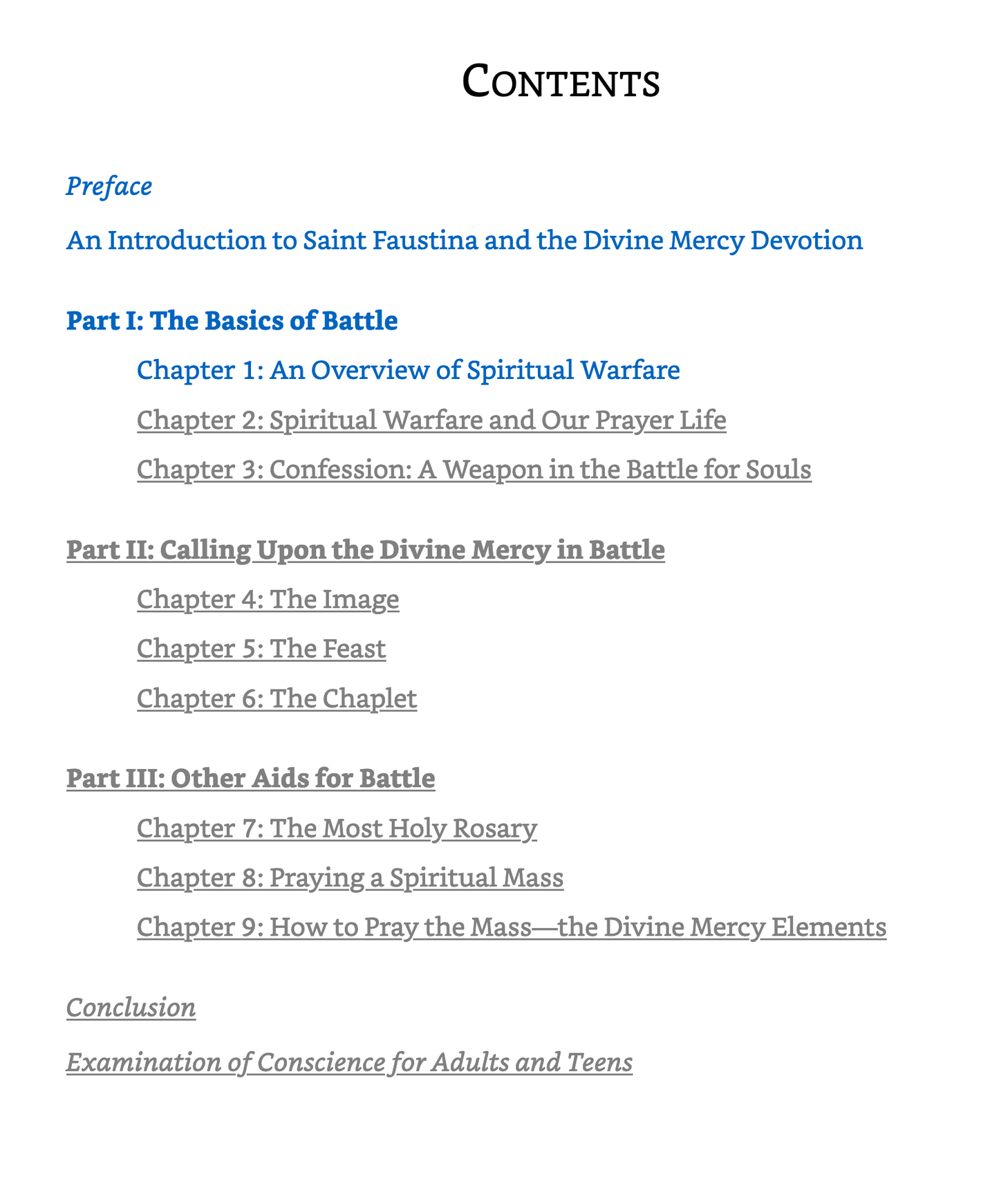 Spiritual Warfare and Divine Mercy